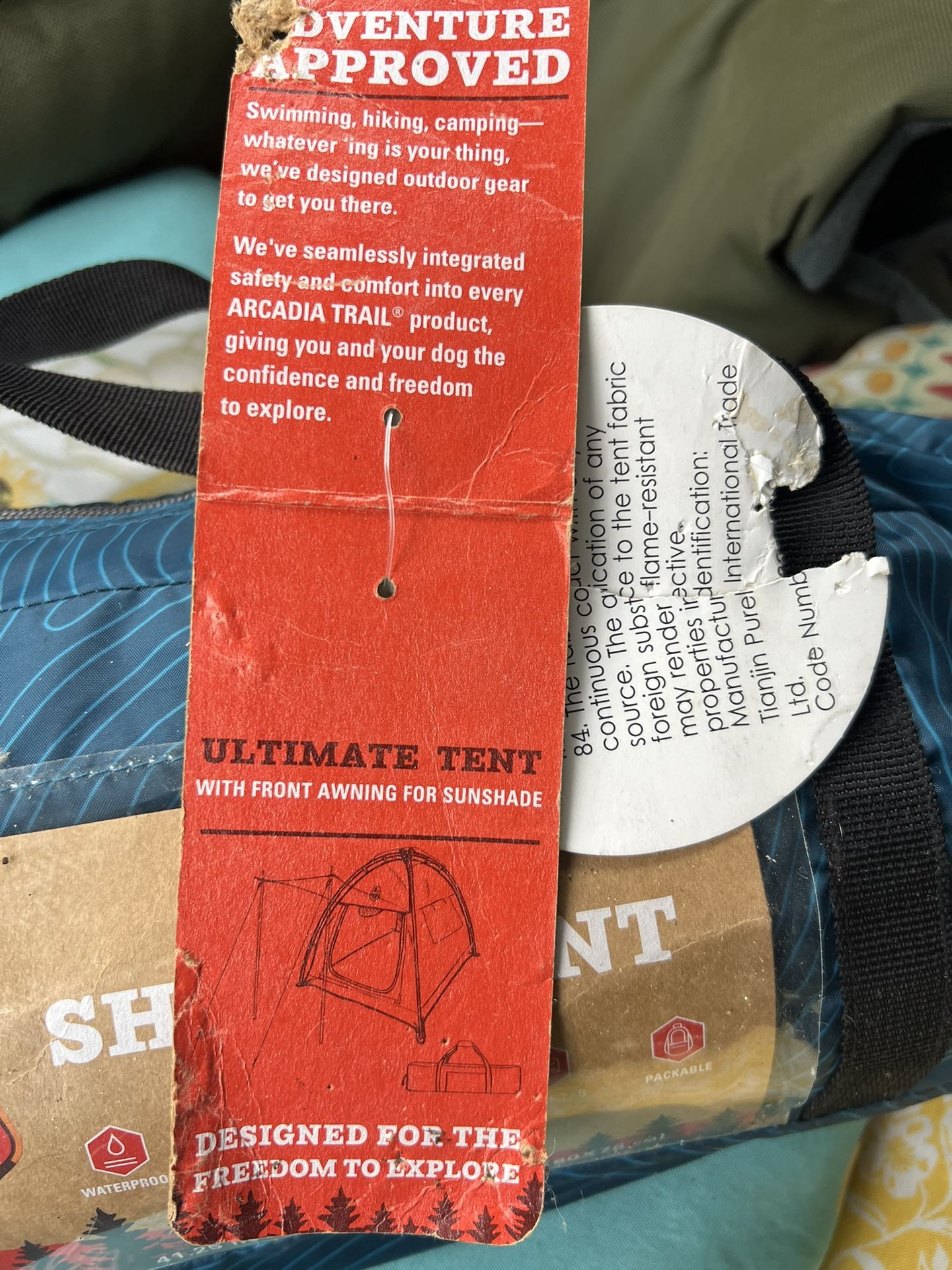 Small Pet Shade Tent 