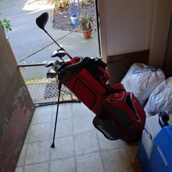 Golf Clubs Set With Club Bag.all For 50$$