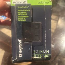 adorne Sensa 15 Amp 60, 40, 20, 10 Minute Single-Pole/3-Way Indoor Countdown Timer Switch with Microban, Graphite
