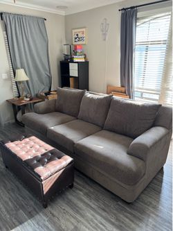 Modern gray sofa (move out special) taking best offer