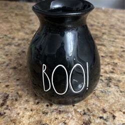 Rae Dunn Boo flower vase