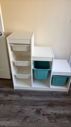IKEA TROFAST Toy Storage Organizer with Bins