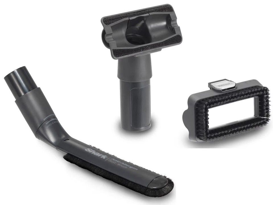 Genuine original Shark OEM Anti-Allergen Dust Brush and Pet Multi-Tool Attachments
