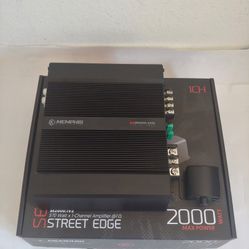 MEMPHIS 2000 WATTS MONOBLOCK 1 OHM STABLE BUILT IN CROSSOVER WITH BASS CONTROL CAR AMPLIFIER ( BRAND NEW PRICE IS LOWEST INSTALL NOT AVAILABLE )