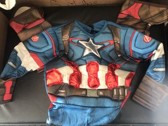 Captain America Halloween Costume Size 4T