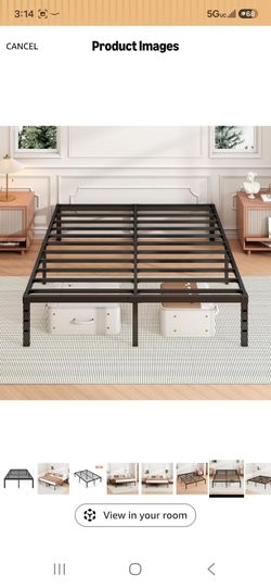 King size bed frame