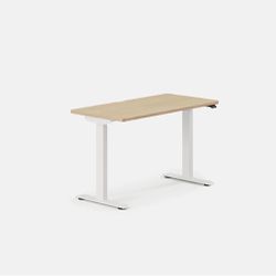 Desk with sit and stand functionality