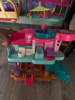 Little people Barbie house $10