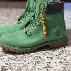 Limited Edition Celtic Green Timberland Boots