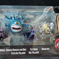 Jada Dungeons & Dragons Die Cast Figurines.