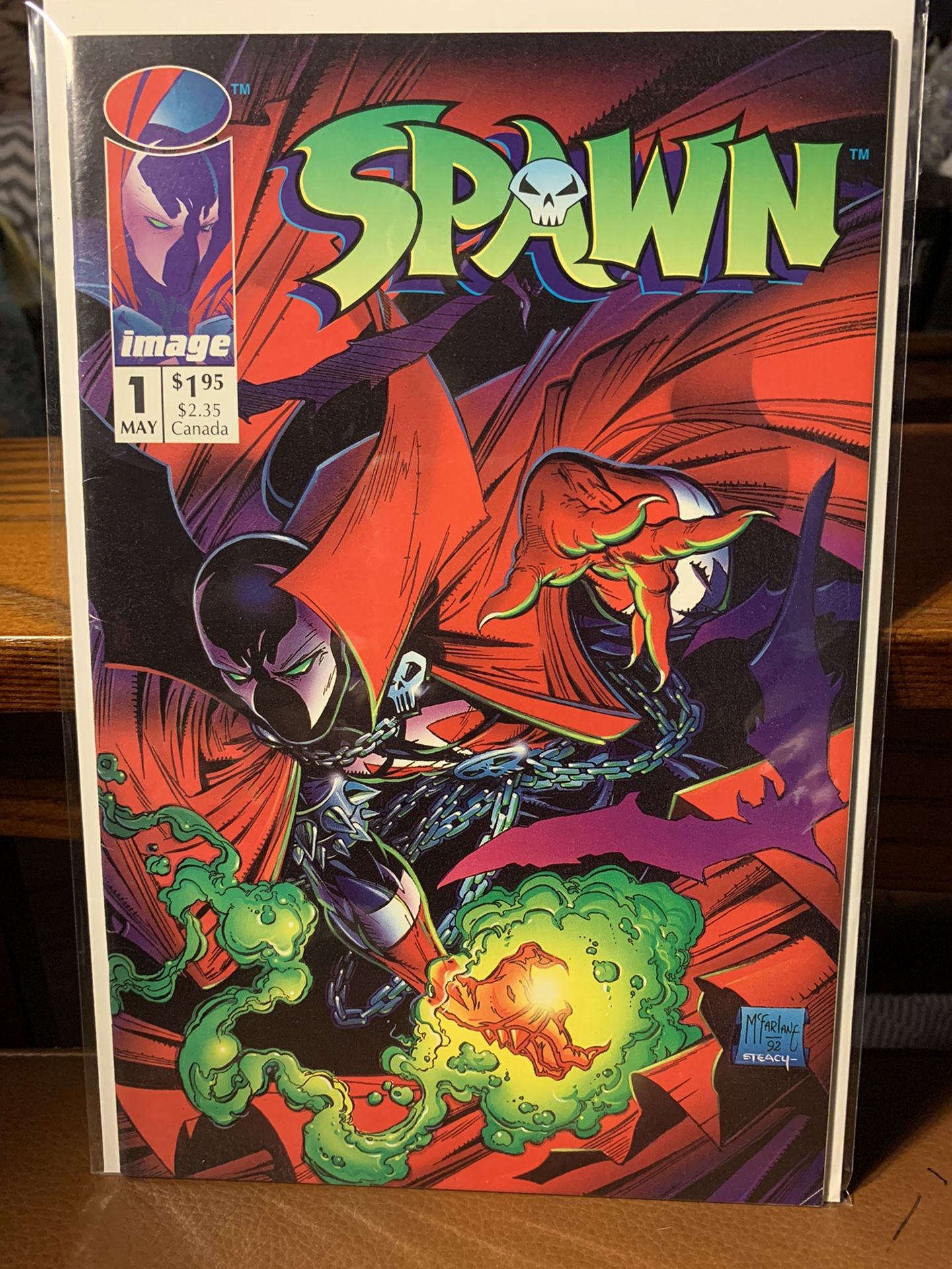 1992 Spawn #1 1st appearance of Spawn Image Comics Todd McFarlane