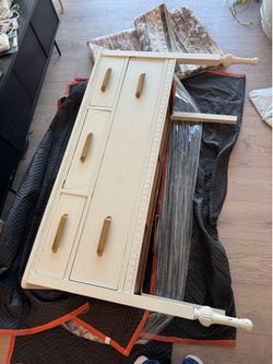 White Antique Dresser