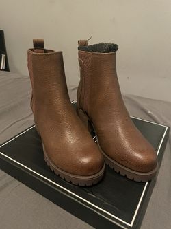 brown boots (size 6)
