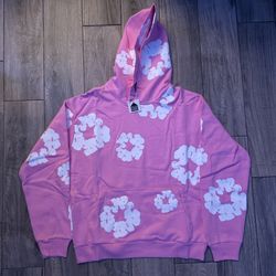 Denim Tears Pink Hoodie M