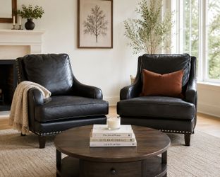 Leather Accent Chairs