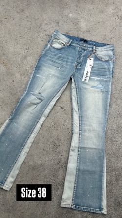 Purple jeans