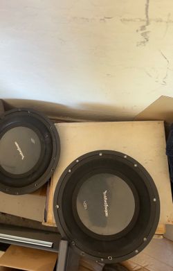 2- 10” Rockford fosgate P3S