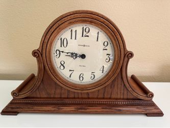 Classic wooden mantle clock