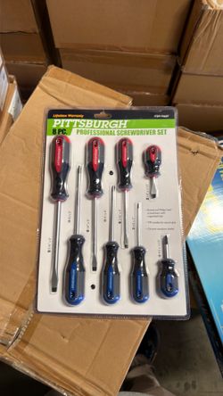 Pittsburgh 8 Piece Professional Screwdriver Set