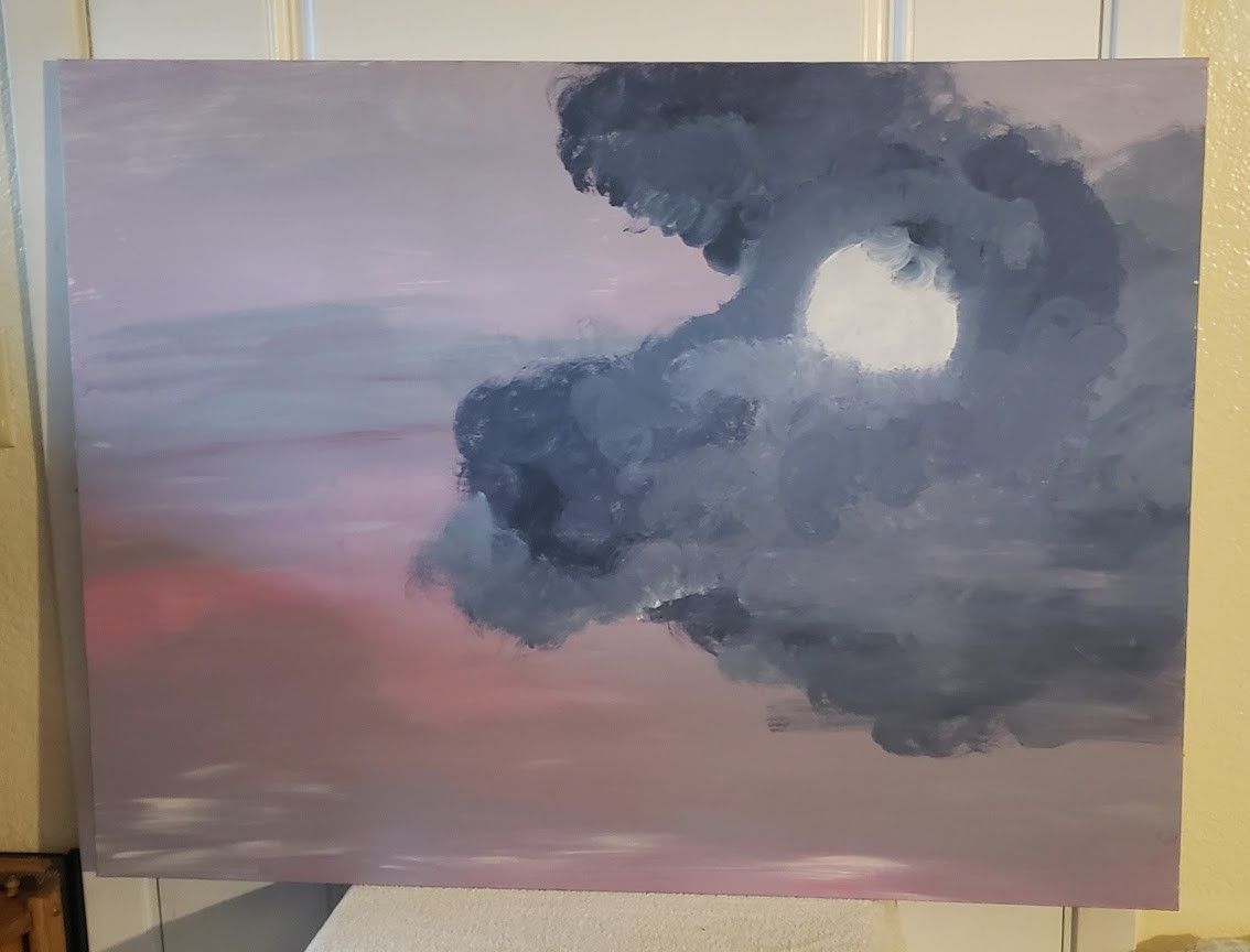 Abstract Canvas Painting
