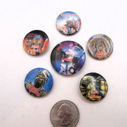 Heavy Metal Vintage Rock Pins – Iron Maiden Judas Priest