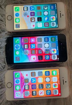 3 APPLE IPHONES unlocked