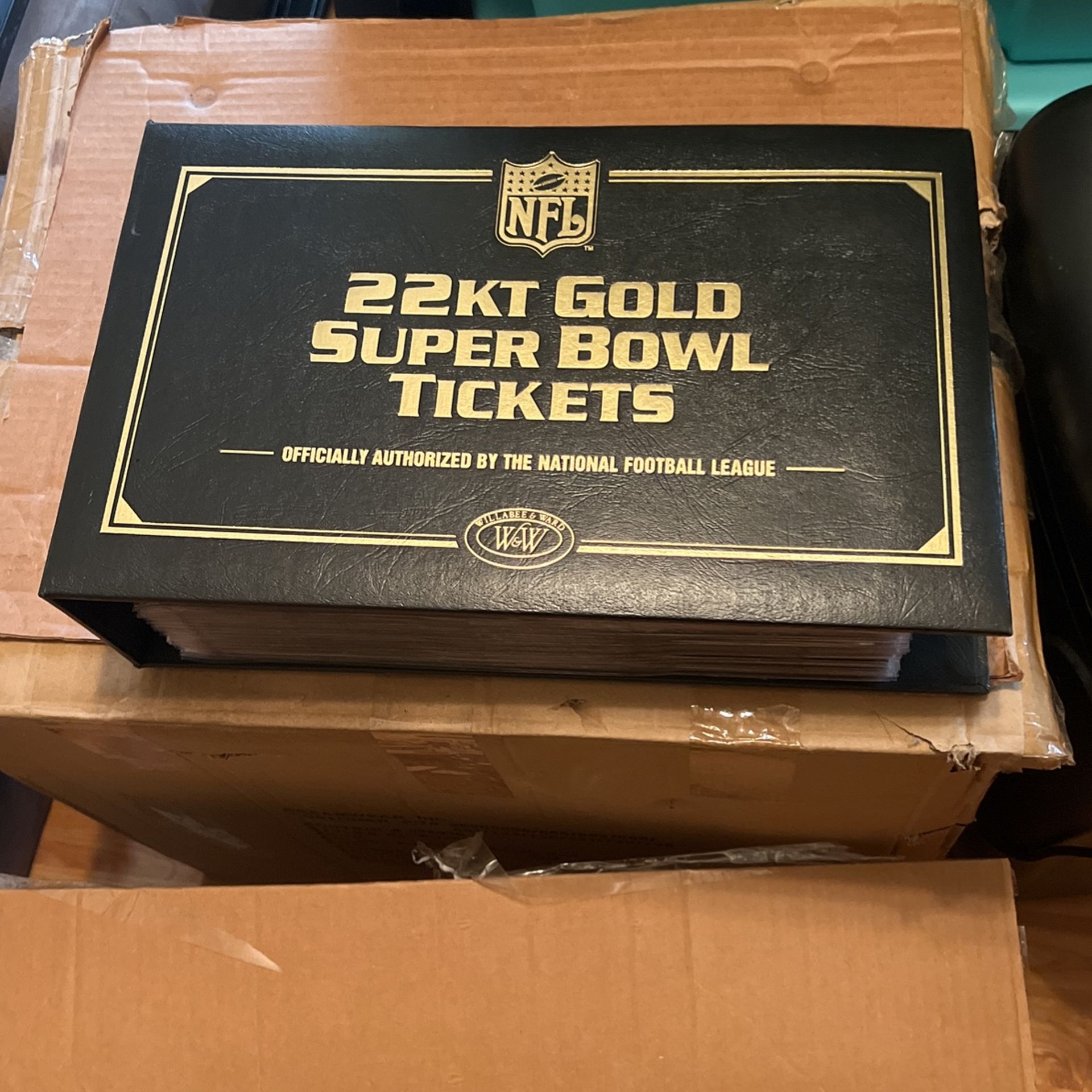 NFL 22kt superbowl tickets 1-35