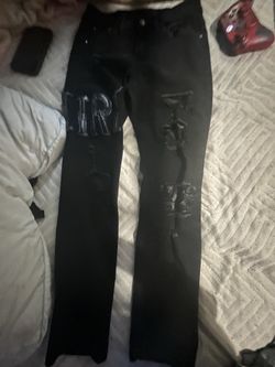 Black amiri pants