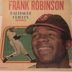 This item is a 1970 Topps Baseball Posters #12 Frank Robinson.