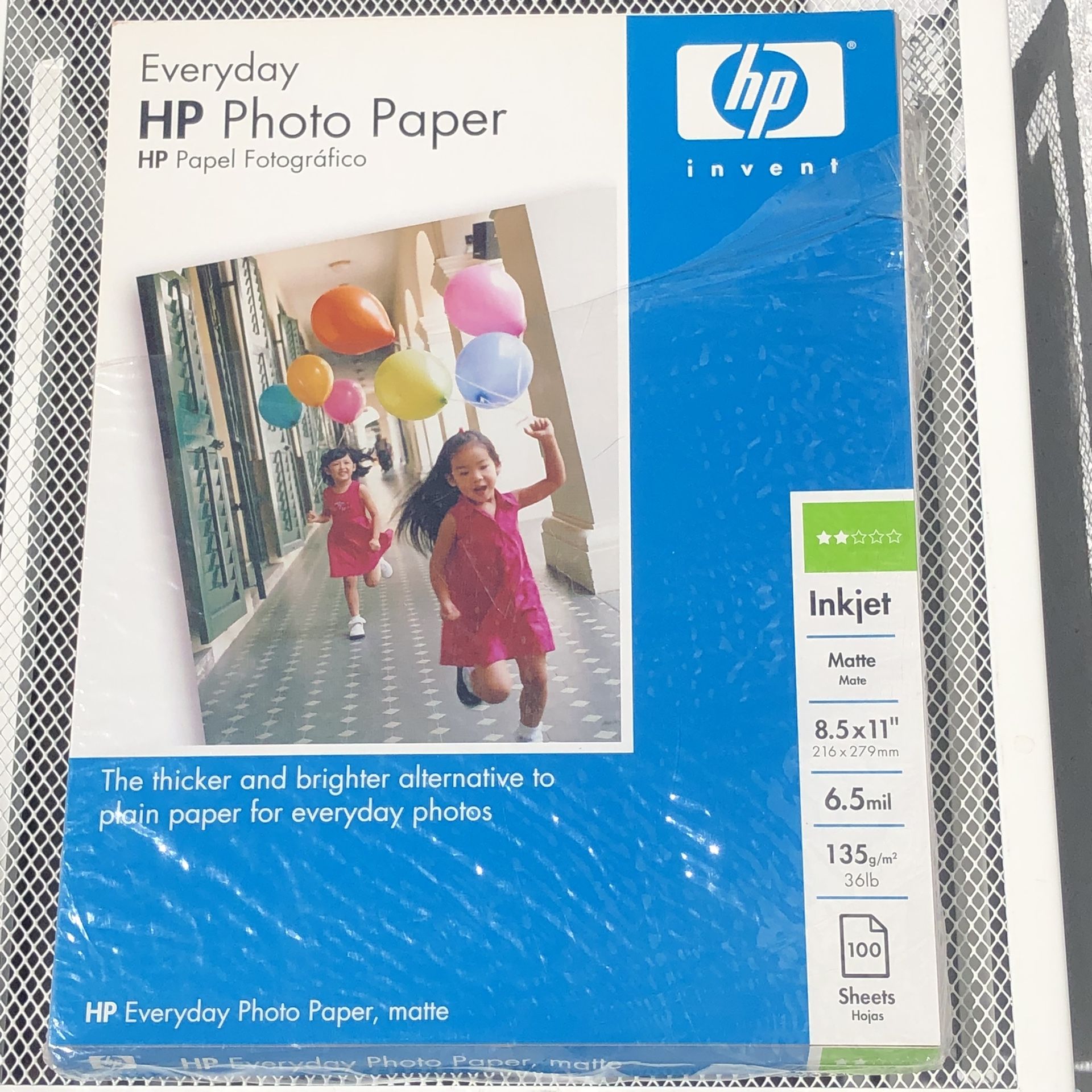 HP Everyday Inkjet Photo Paper 8.5 x 11 Matte (Silver Lake)