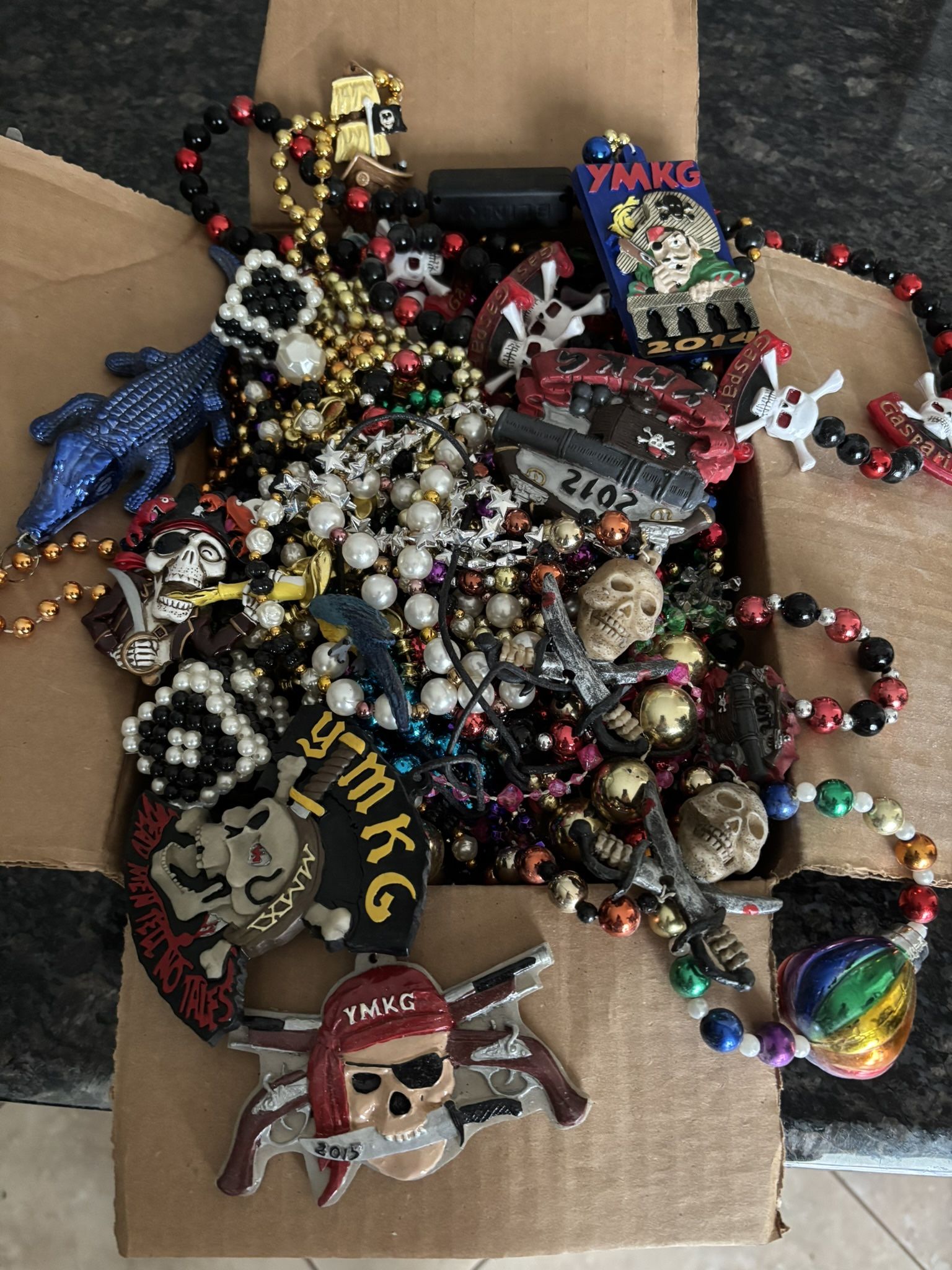 Gasparilla Pirate Beads