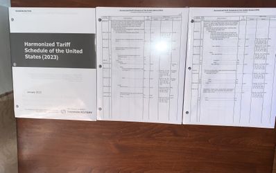 Thomson Reuters Harmonized Tariff Schedule 2023