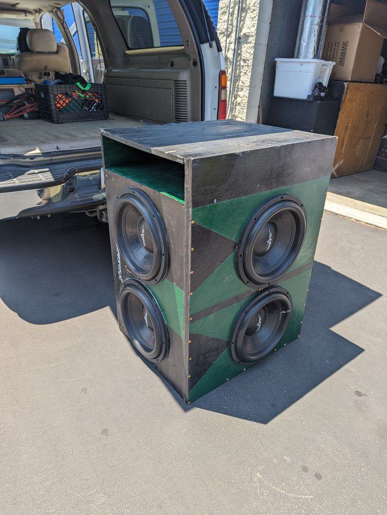 Subwoofer Box For 4 15" Subs