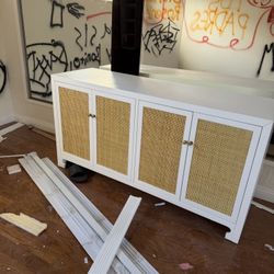 White sideboard/buffet/media cabinet