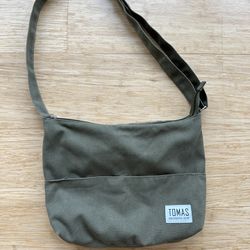 Olive Green Messenger Bag