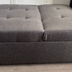 Grey Convertible Sleeper Sofa