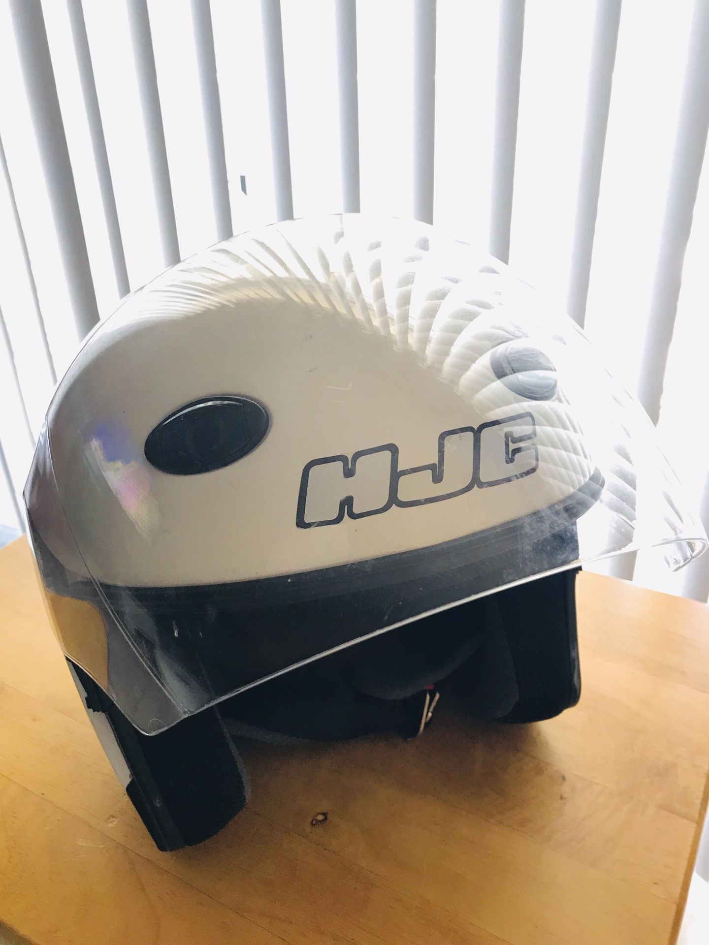 HJC CL-33 Open Face Helmet Gloss White