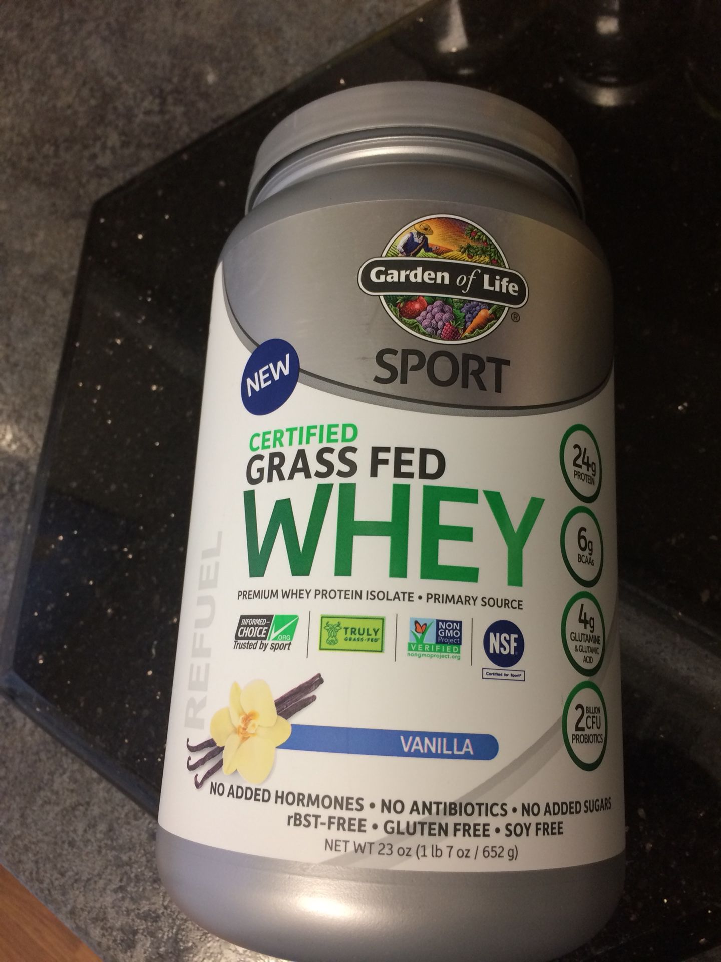 Whey protein grass fed organic