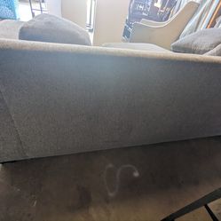 grey love seat couch