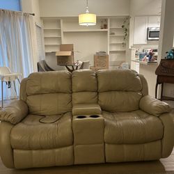 Free Two Person Electric Recliner Couch 