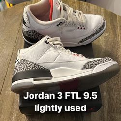 Jordan 3 FTL 9.5 