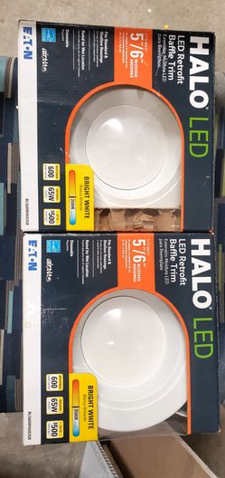 Halo LED Retrofit Baffle Trim 5/6 Inch – 2 Pack