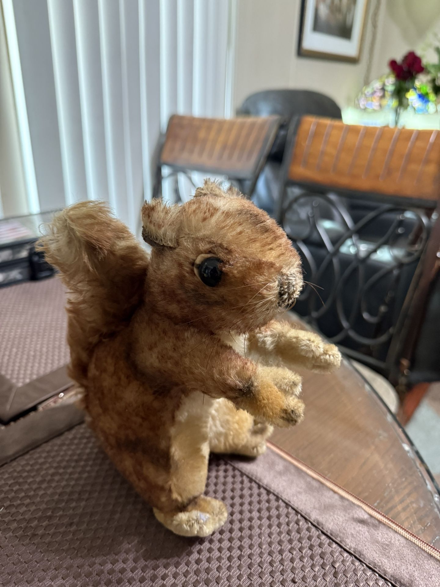 Vintage Steiff Squirrel 8” Mohair