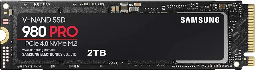 Samsung 980 Pro 2TB Gen4x4 NVMe M.2 SSD
