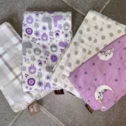 Trend Lab Flannel Burp Cloth Set 
