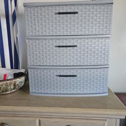 3 drawers grey set of  2.