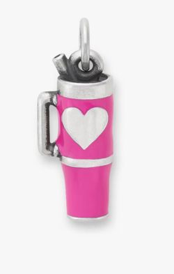 James Avery Love My Heart Cup silver Charm