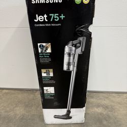 Samsung Jet 75+ (2 Lithium Ion Batteries) Cordless Stick Vacuum Cleaner (Convertible to Handheld)  Model #VS20T7551R5
