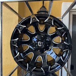 BATTLE AXE D578 SET WHEELS FOR CHEVY GMC FORD RAM CADILLAC