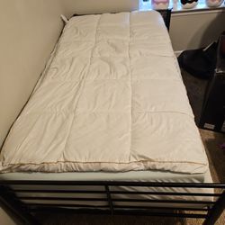 Twin Sized Bed With Bed Frame